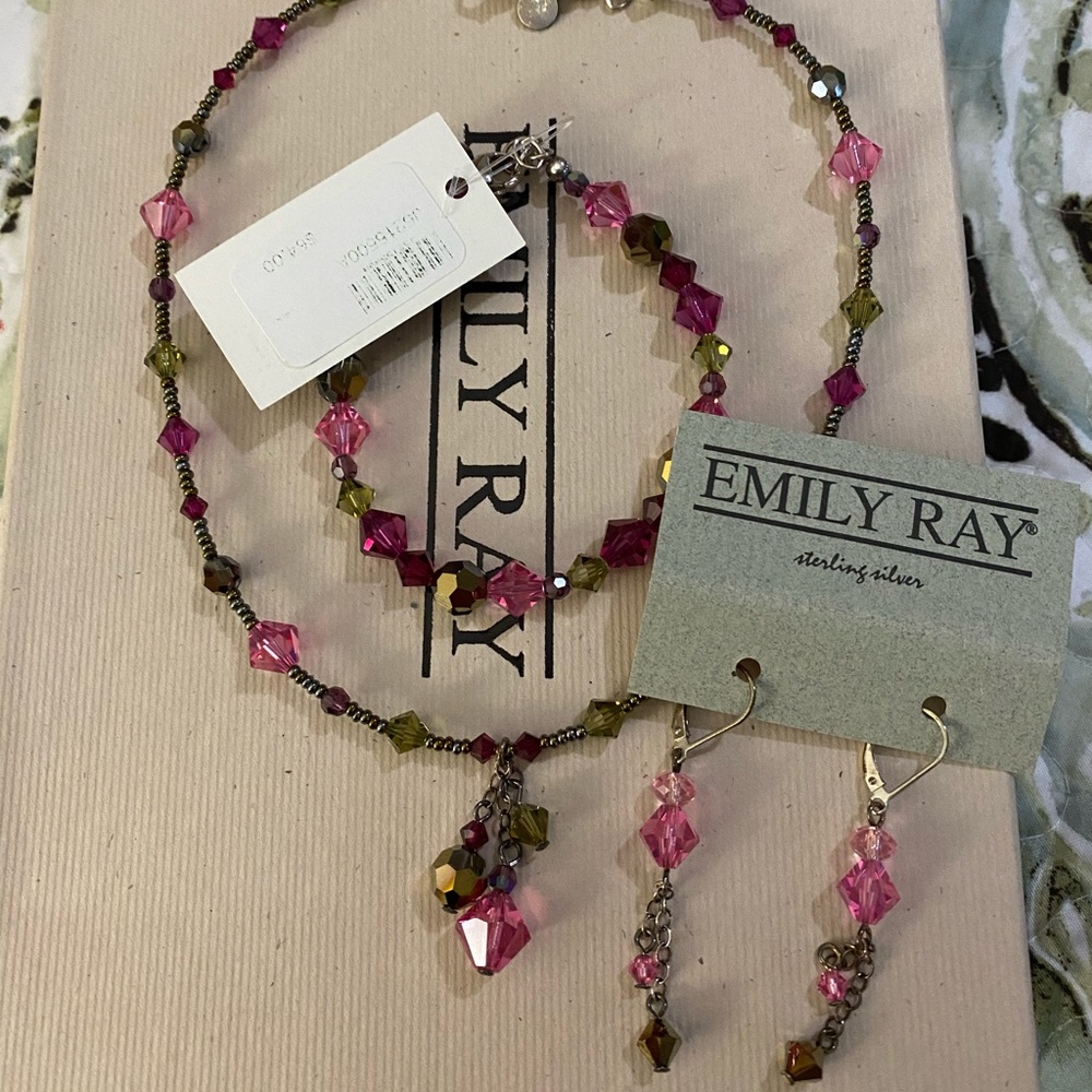 Emily Ray necklace, earring, bracelet set
